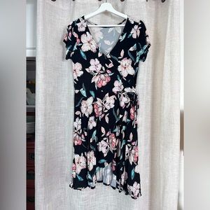 Adorable faux wrap dress/coverup